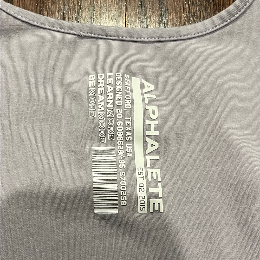 Alphalete Lavender Performance Tank Top - Picture 5 of 5